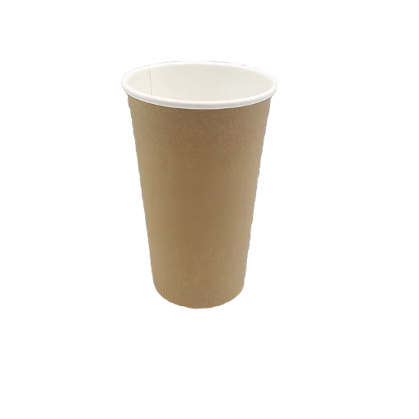 Brown 16oz Double Wall Coffee Cups