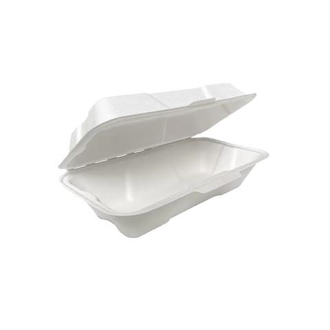 sugarcane takeaway clamshell container