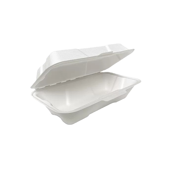 sugarcane takeaway clamshell container