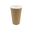 Brown 16oz Single Wall Coffee Cups