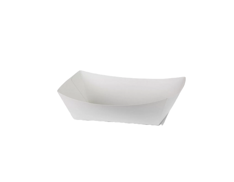 white cardboard kraft catering tray medium