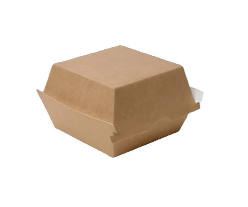 Cardboard Takeaway Clamshell Container Burger Box