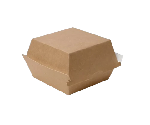 Cardboard Takeaway Clamshell Container Burger Box