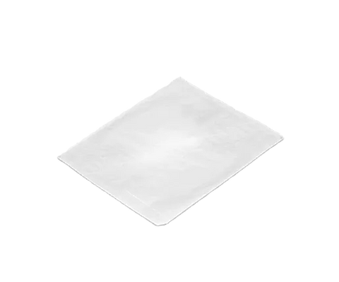 white kraft flat paper bag 1/4 size