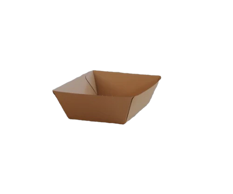 Brown Corrugated Kraft Tray - Small