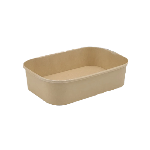 1000ml Kraft rectangle paper container