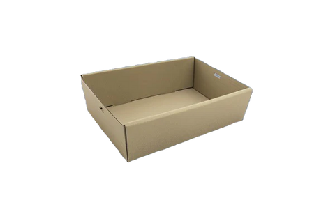Brown Kraft Rectangle catering tray small