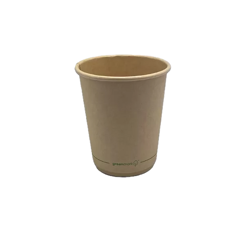 bamboo aqueous coated double wall cup in 8 oz