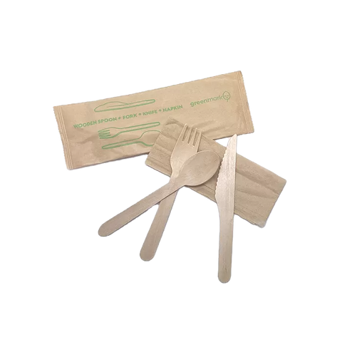 wooden cutlery set