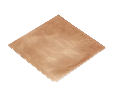 brown kraft flat paper bag in long sponge size