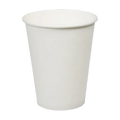 White 12oz Single Wall Coffee Cups