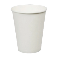 White 12oz Single Wall Coffee Cups