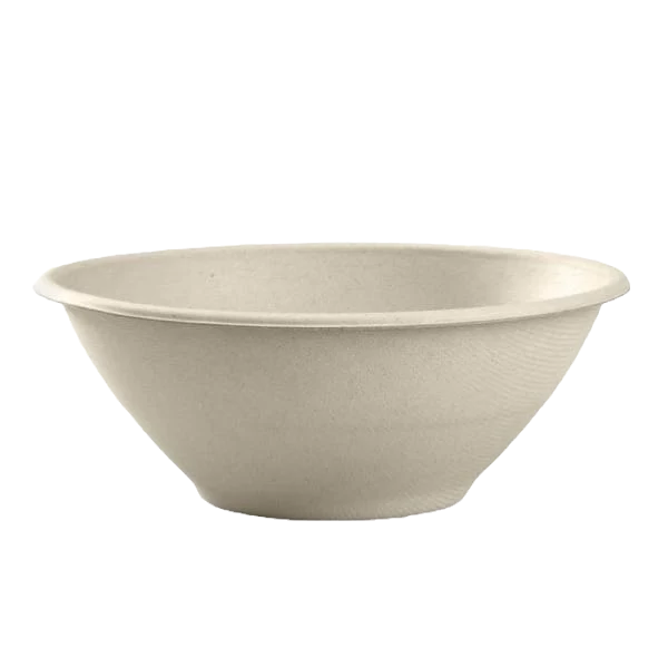Unbleached Sugarcane Bowl - 40oz (500pcs/ctn)