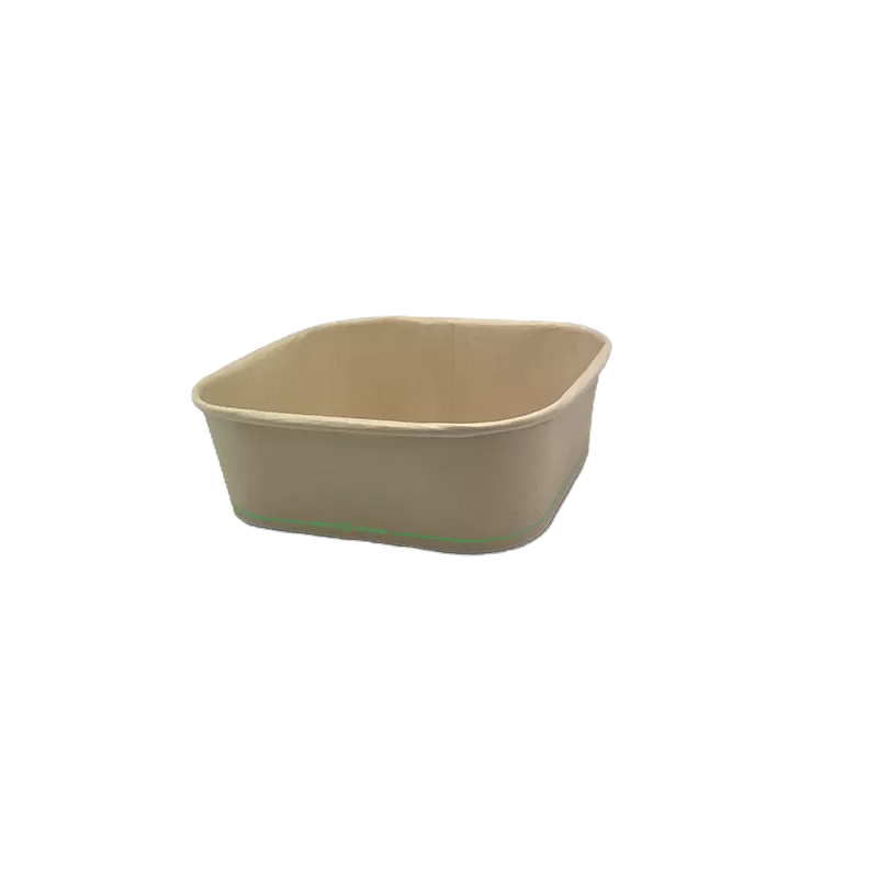 square bamboo container