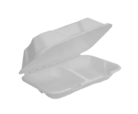 sugarcane clamshell takeaway container