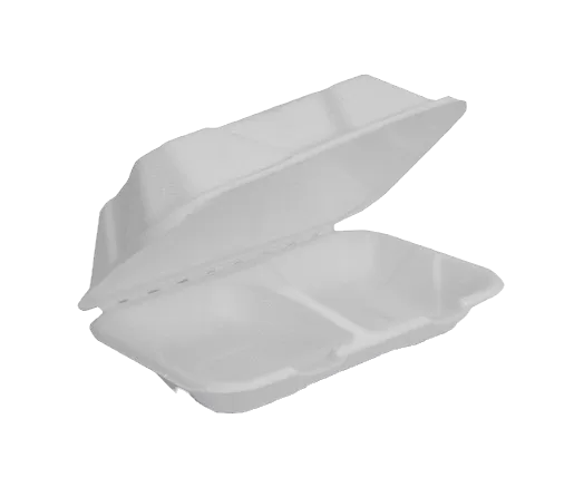 sugarcane clamshell takeaway container