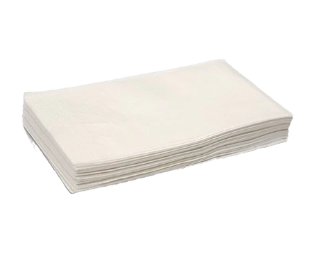 White 2 ply dinner napkins