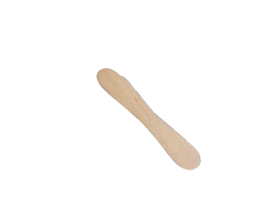 wooden ice cream spoon
