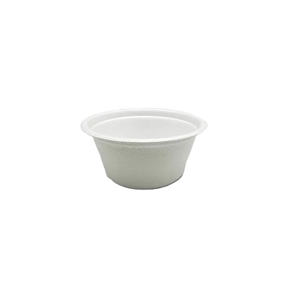 white sugarcane cup for 2 oz