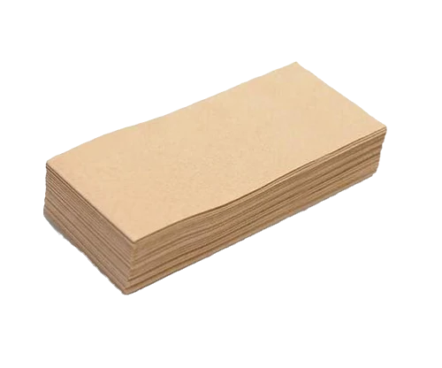Brown 2 ply dinner napkin quilted