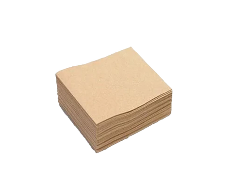 brown cocktail napkin
