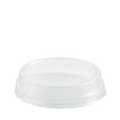 60-250ml Clear Dome Lid - No Hole (76mm) (1000pcs/ctn) - Wholesale Compostable Lids | ZenPacks