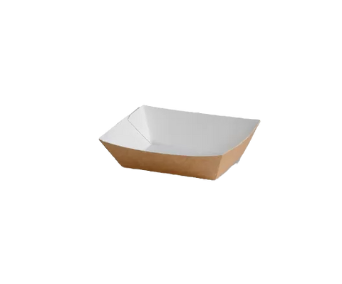 cardboard kraft takeaway tray extra small