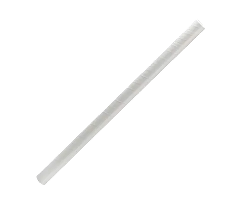 paper straw jumbo in white