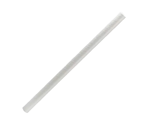 paper straw jumbo in white