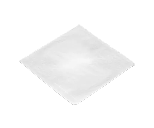 White kraft flat paper bag 1w