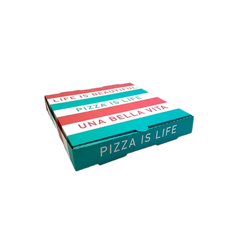 White printed pizza box 10 inches