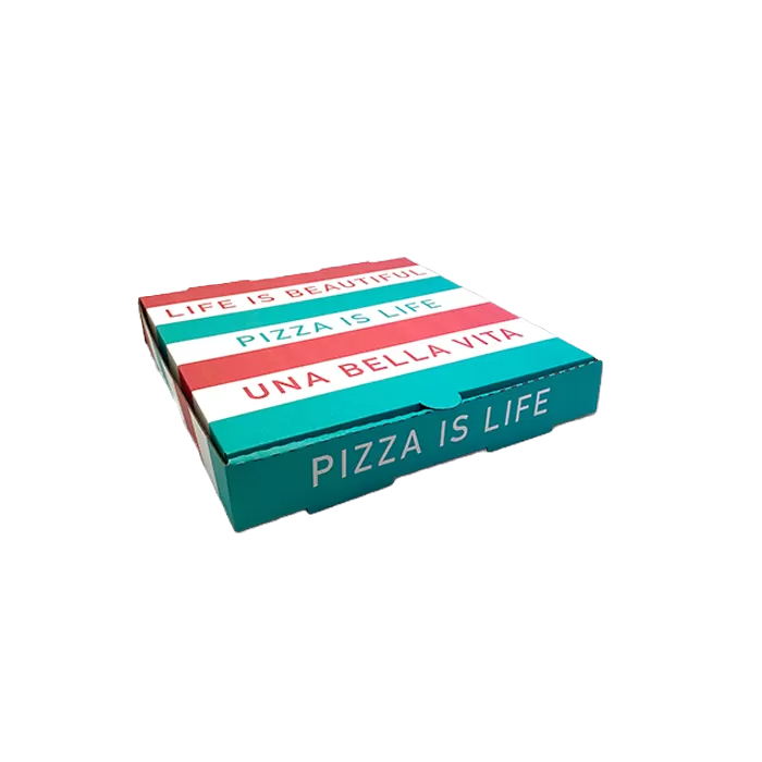 White printed pizza box 10 inches