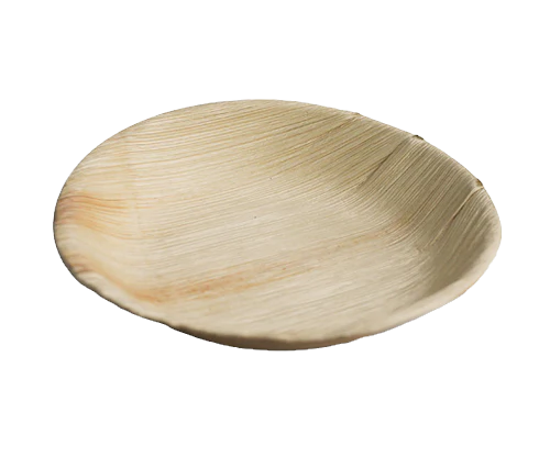 18cm/7" Palm Leaf Round Plates (100pc/ctn)