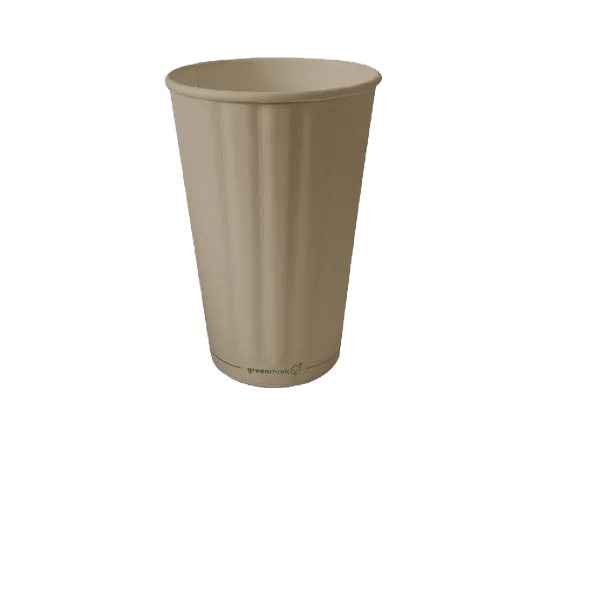 bamboo aqueous embossed double wall cup in 16 oz