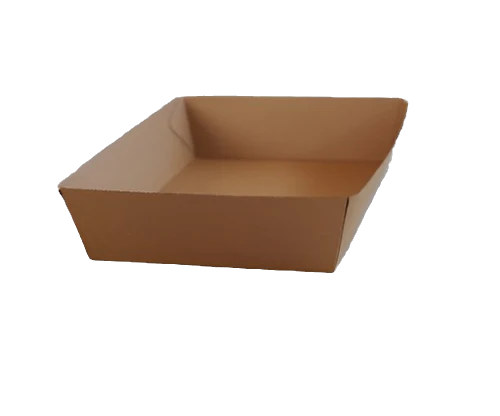 Brown Corrugated Kraft Tray - extra Large
