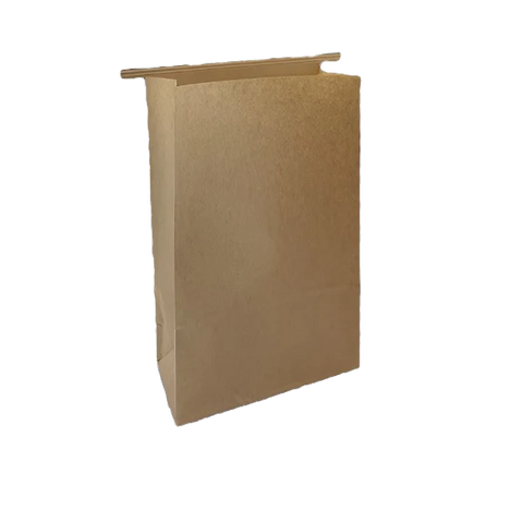 Brown kraft Tin Tie Bag Without Window - Large