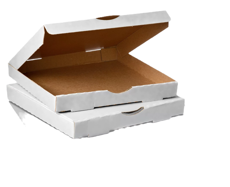 white pizza box 13 inches