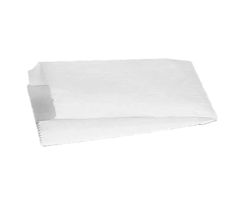 White Kraft Flat Paper Bag With Gusset 2SO