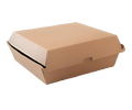 brown kraft corrugated dinner box