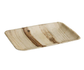 PLA Rectangle Palm Leaf tes - Large (100pcs/ctn) - Wholesale Compostable Plates | ZenPacks