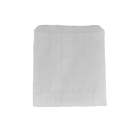 White Square Greaseproof Bags