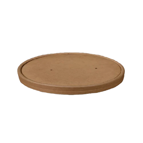Brown kraft paper lid