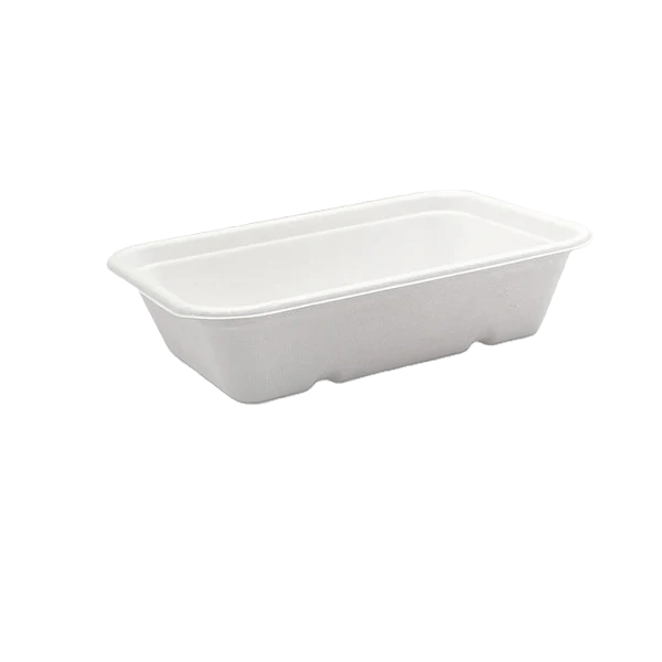 500ml Sugarcane Rectangle Containers (500pcs/ctn)