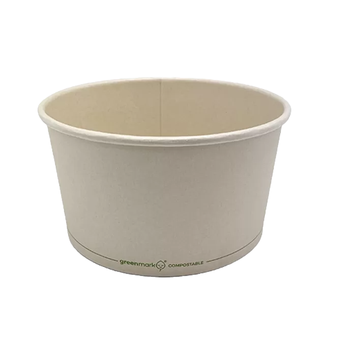BIOPBS Coated Ice-Cream Cup - 8oz (1000pcs/ctn)