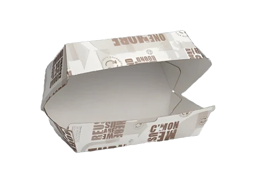Enviro kraft takeaway clamshell container snack sized