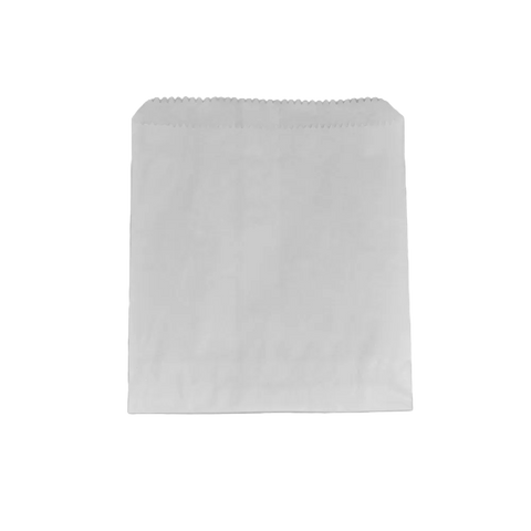 white square greaseproof lined bags in size 2