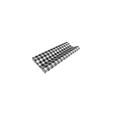 gingham greaseproof paper Black