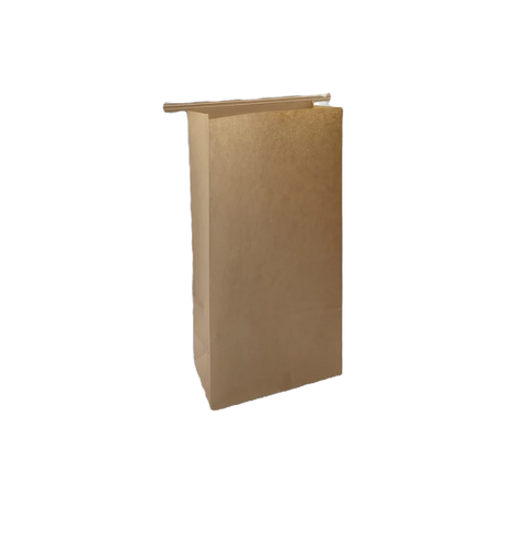 Kraft Brown Tin Tie Bag Without Window - Medium