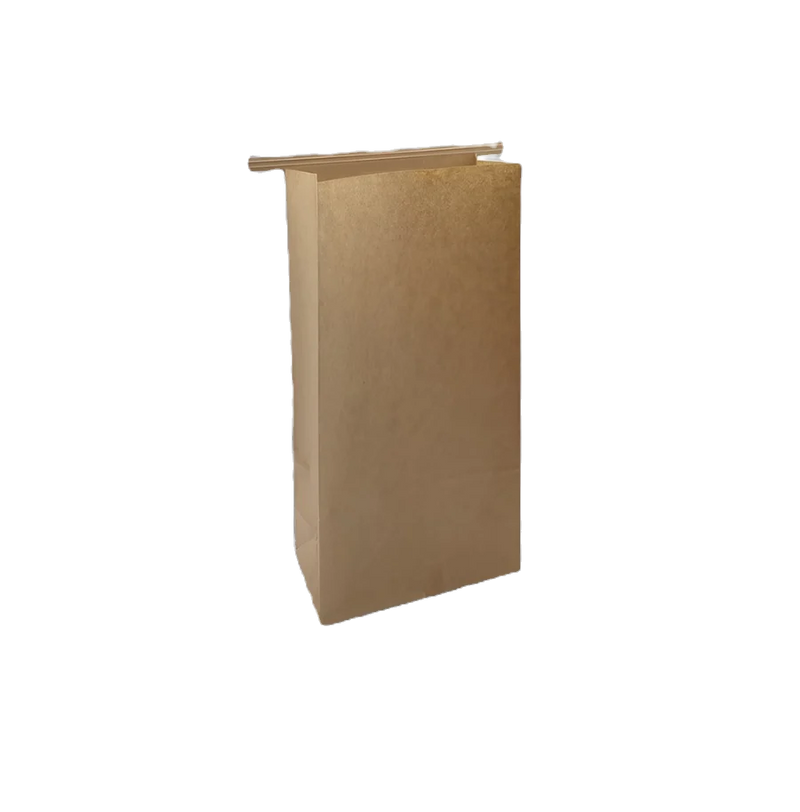Kraft Brown Tin Tie Bag Without Window - Medium