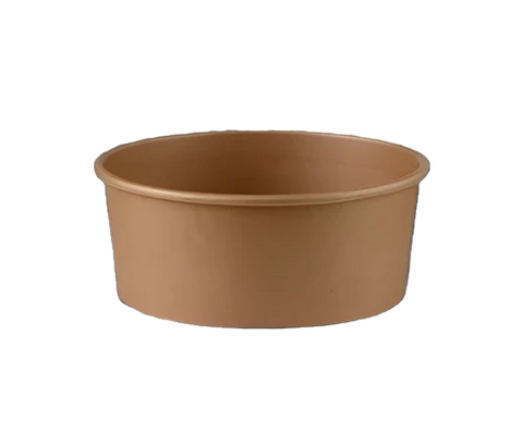 PLA Coated Salad Bowl - 1000ml (300pcs/ctn) - Wholesale Compostable Bowls | ZenPacks